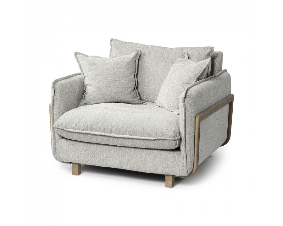 Mercana Roy II Accent Chair - Frost Gray