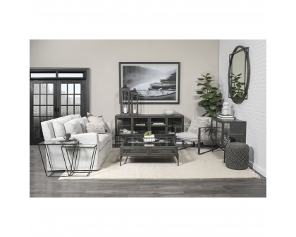 Mercana Denly 2 Seater Slipcover Loveseat - Frost Gray