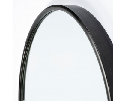 Mercana Agatha Rounded Arch Frame Full Length Mirror - Black