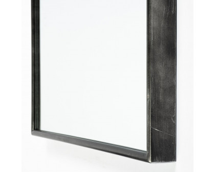 Mercana Agatha Rounded Arch Frame Full Length Mirror - Black