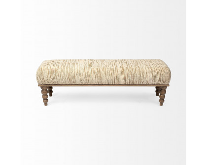 Mercana - Alder II Bench in Cream