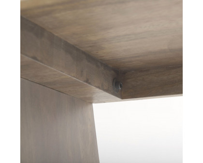 Mercana - Elaine III Brown Wood Angled Leg Console Table