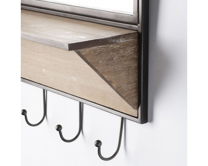 Mercana - Neville Arch Wood/Metal Frame Mirror