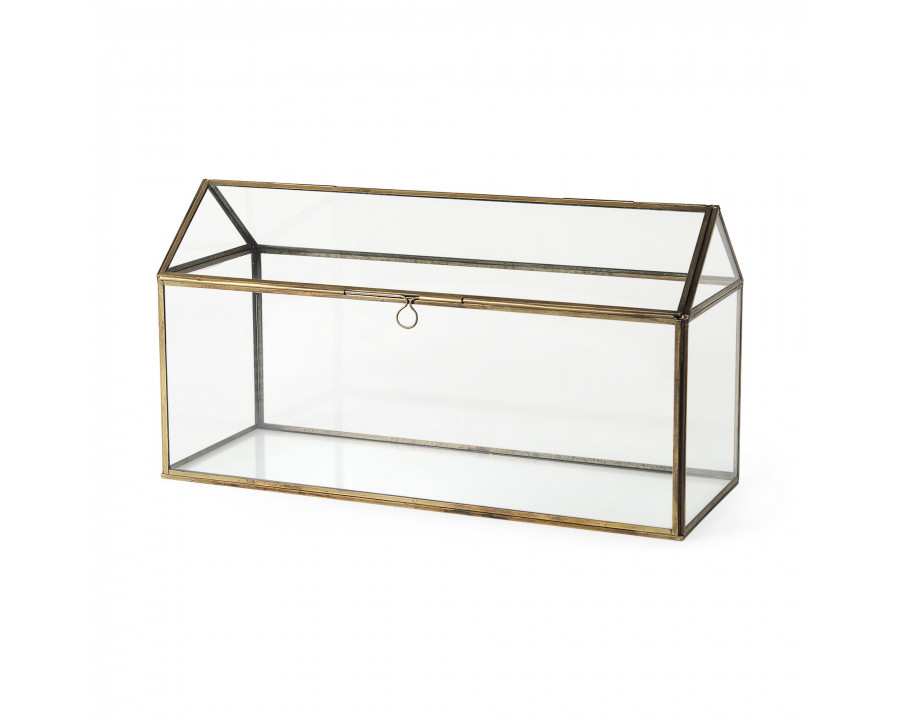 Mercana - Hutt Gold Glass Terrarium Box