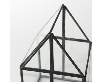 Mercana Sikes Small Glass Terrarium - Clear