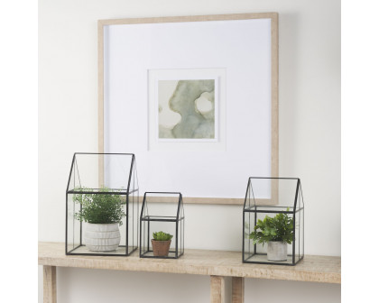 Mercana Sikes Small Glass Terrarium - Clear