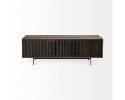 Mercana - Grace Media Console in Brown, Wood