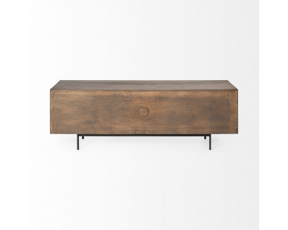 Mercana - Grace Media Console in Brown, Wood