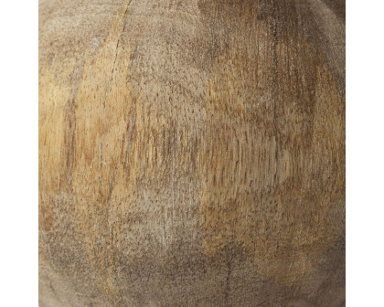 Mercana - Carrick Natural Wood Decorative Spheres (Set of 3)