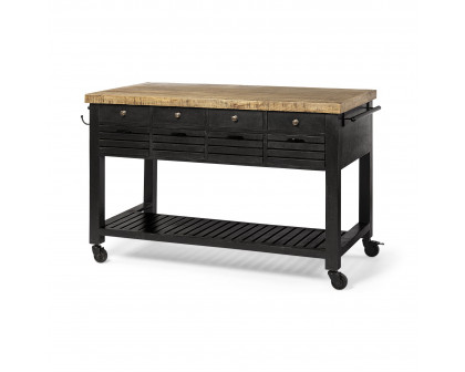 Mercana - Columbia Rolling Kitchen Island