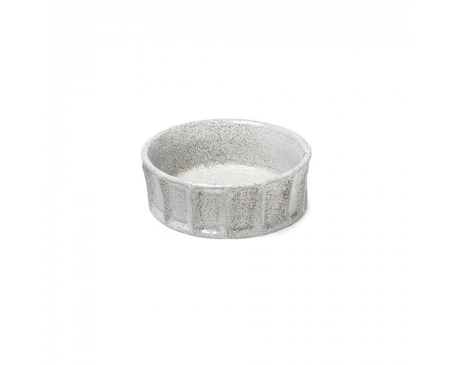 Mercana Silone Ceramic Bowl - White, Small