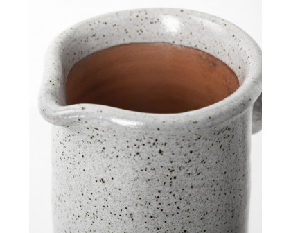 Mercana Frieda Ceramic Jug - Gray, Small