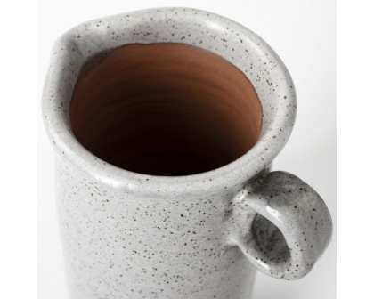 Mercana Frieda Ceramic Jug - Gray, Small