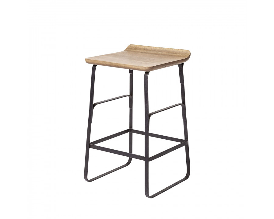 Mercana - Conan Counter Stool in Brown, Wood