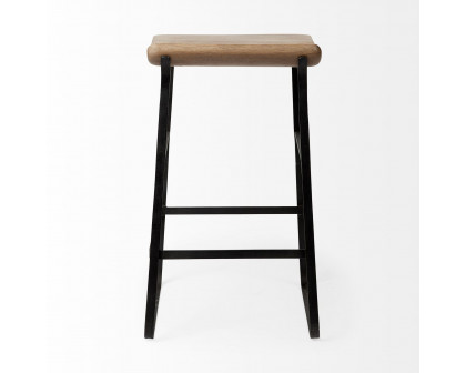 Mercana - Conan Counter Stool in Brown, Wood