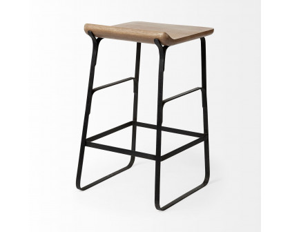 Mercana - Conan Counter Stool in Brown, Wood