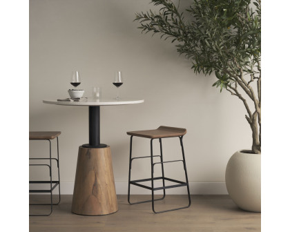 Mercana - Conan Counter Stool in Brown, Wood