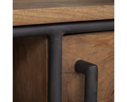 Mercana - Maddox Media Console in Brown, Wood