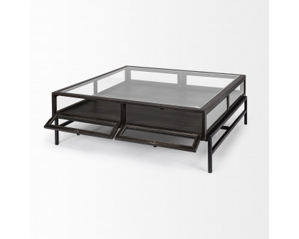 Mercana Arelius Square Coffee Table - Black