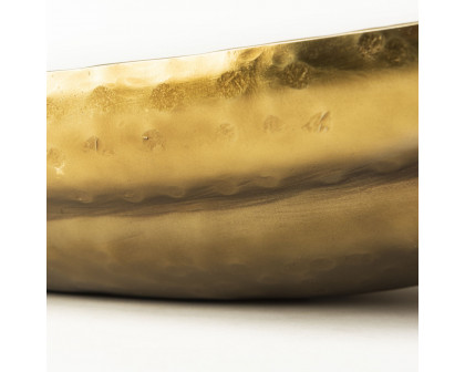 Mercana - Karmen Gold Hammered Oversized Bowls (Set of 2)