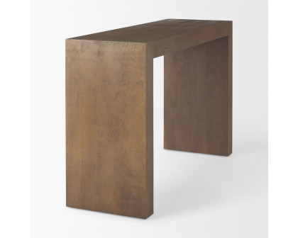 Mercana - Karson I Brown Wooden Console Table