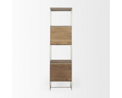 Mercana Morris II Shelving Unit - Brown