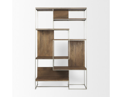 Mercana Morris III Shelving Unit - Brown