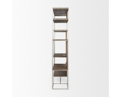 Mercana Morris III Shelving Unit - Brown