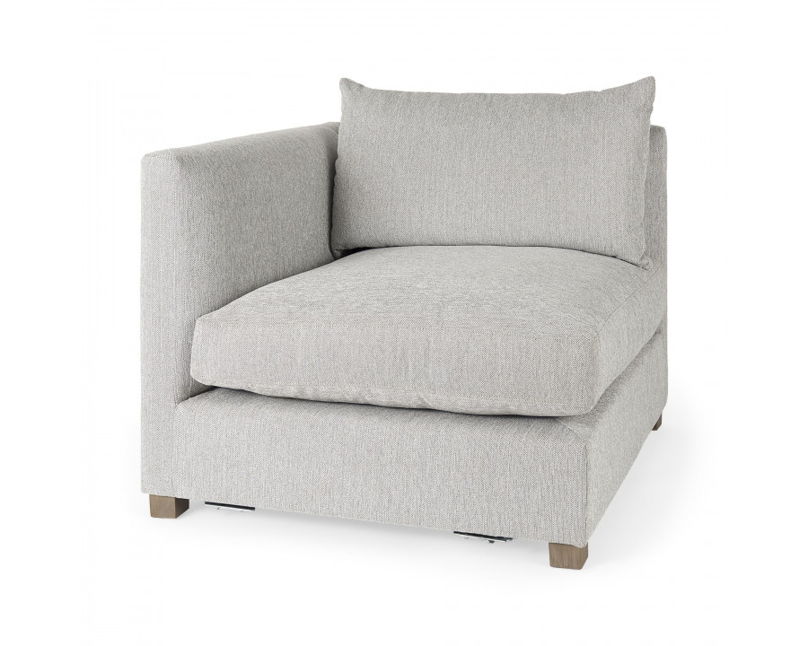 Mercana Valence Corner Sectional Elements - Light Gray