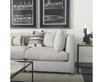 Mercana Valence Corner Sectional Elements - Light Gray