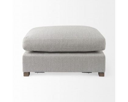 Mercana Valence Small Ottoman Sectional Elements - Light Gray