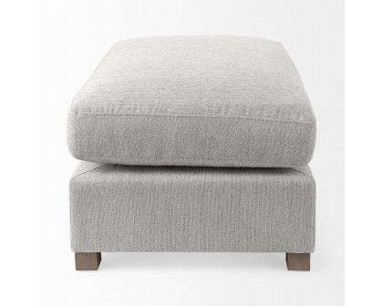 Mercana Valence Small Ottoman Sectional Elements - Light Gray