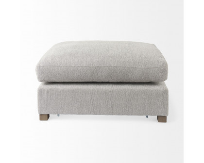 Mercana Valence Small Ottoman Sectional Elements - Light Gray