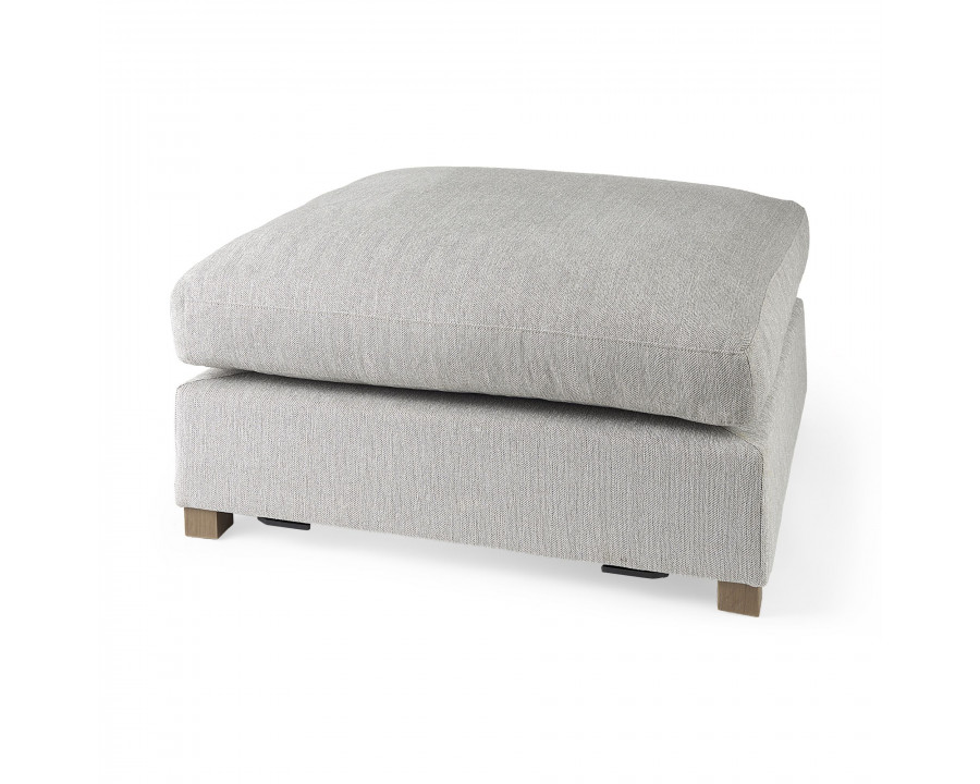 Mercana Valence Large Ottoman Sectional Elements - Light Gray