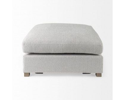 Mercana Valence Large Ottoman Sectional Elements - Light Gray