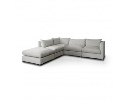 Mercana Valence Large Ottoman Sectional Elements - Light Gray