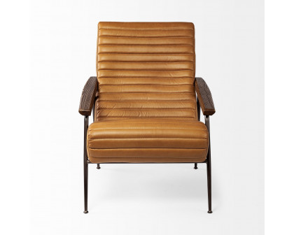 Mercana Grosjean Accent Chair - Brown