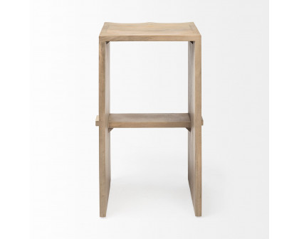 Mercana Aida 30" Counter Stool - Light Brown