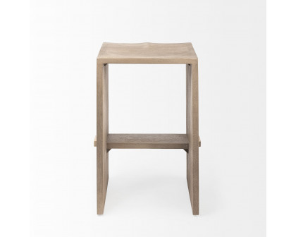 Mercana Aida 26" Counter Stool - Light Gray