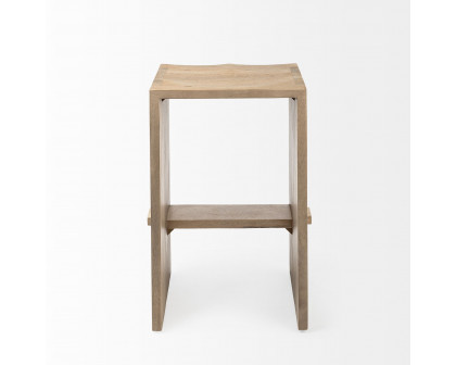 Mercana Aida 26" Counter Stool - Light Brown