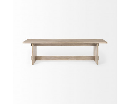 Mercana Aida Bench - Light Gray