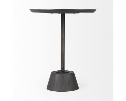 Mercana Maxwell Round End Table - Black