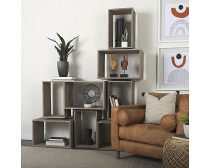 Mercana Simul Shelving Unit (Set of 2) - Light Brown