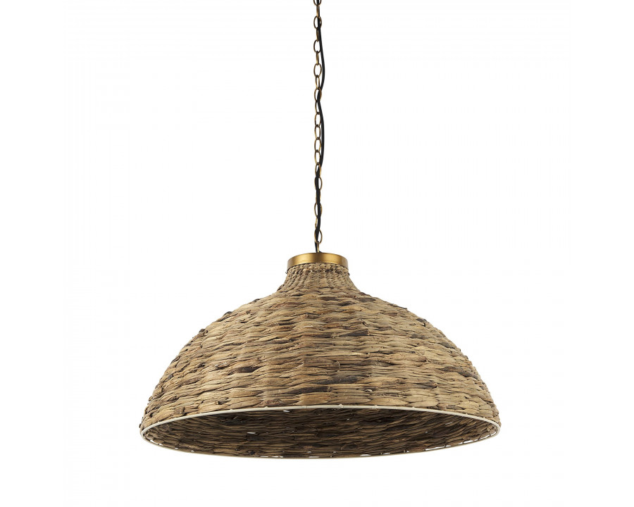 Mercana Campanile Half Domed Pendant Light - Brown