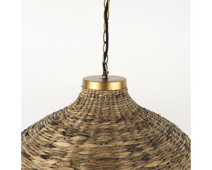 Mercana Campanile Half Domed Pendant Light - Brown