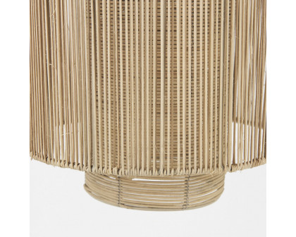 Mercana - Aviario Natural Cane Cylindrical Pendant Light