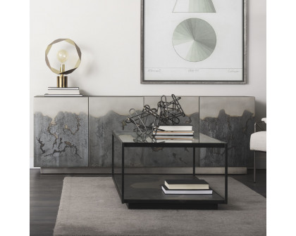 Mercana Roxdale Sideboard - Acid Wash, Metal