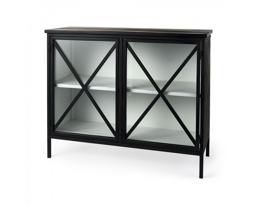 Mercana - Aurelia Two Door Glass Cabinet