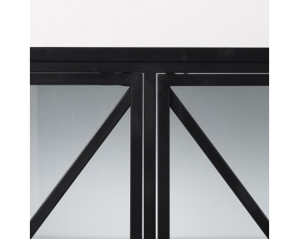 Mercana Aurelia Sideboard - Black/White, Metal