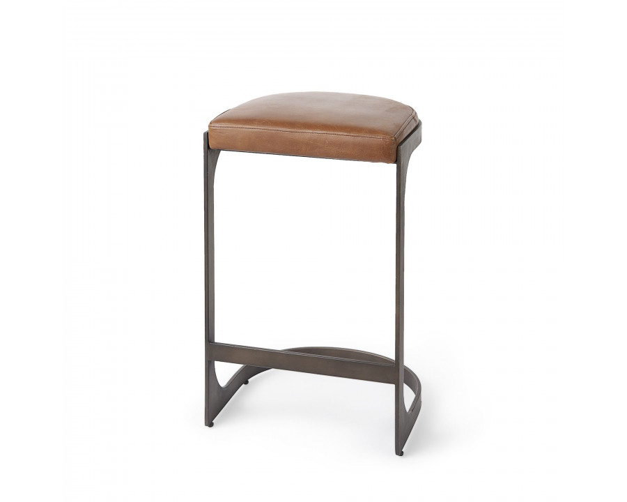 Mercana Tyson 28" Counter Stool - Brown